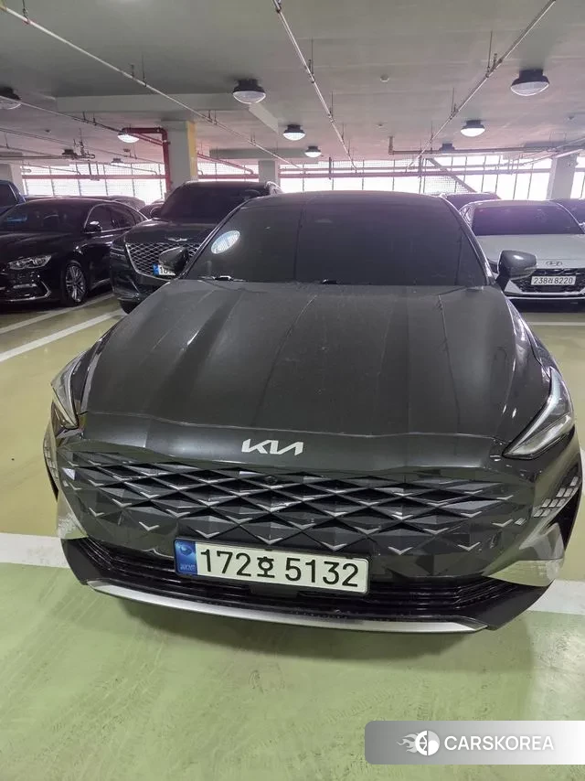 Kia K8 Hybrid 2022 Серый из Кореи