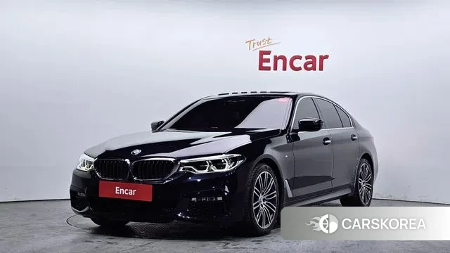 BMW 5 Series (G30) 2018 Черный из Кореи