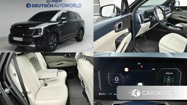 Kia The New Sorento 4th Generation 2023 Черный из Кореи