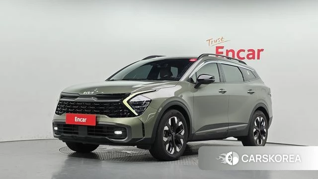 Kia Sportage 5th Generation 2023 Зеленый из Кореи