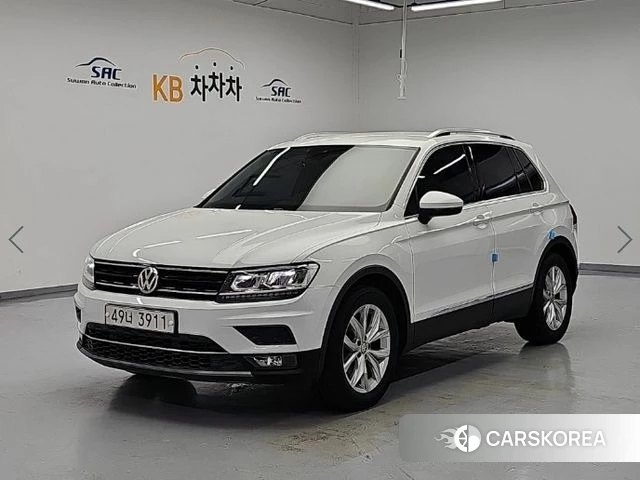 Volkswagen Tiguan second Generation 2018 Белый из Кореи