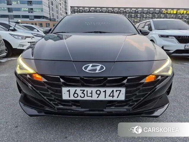 Hyundai Avante (CN7) 2022 Черный из Кореи