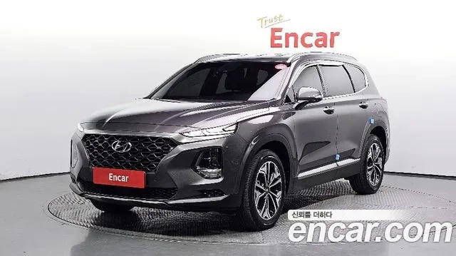 Hyundai Santa Fe TM 2019 Серый из Кореи