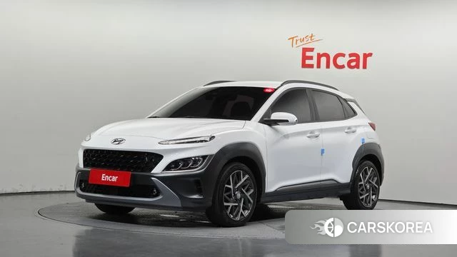 Hyundai The New Kona Hybrid 2021 Белый из Кореи