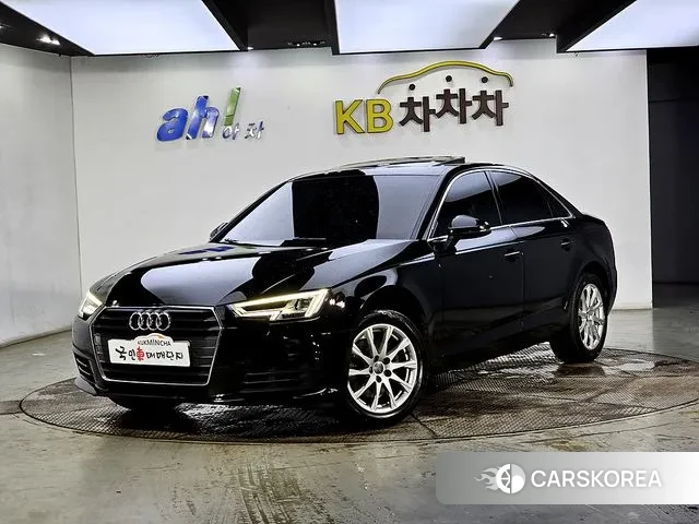 Audi A4 (B9) 2018 Черный из Кореи