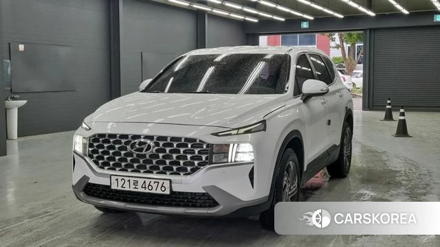 Hyundai The New Santa Fe 2021 Белый из Кореи