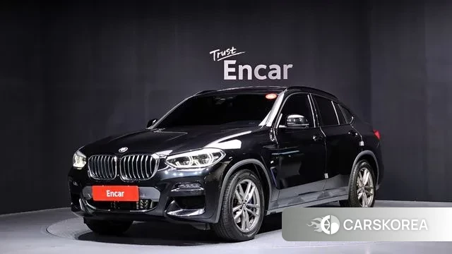 BMW X4 (G02) 2021 Черный из Кореи