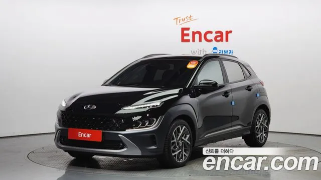 Hyundai The New Kona Hybrid 2023 Черный из Кореи