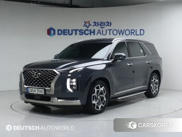 Hyundai Palisade 2022 Серебристо-серый из Кореи