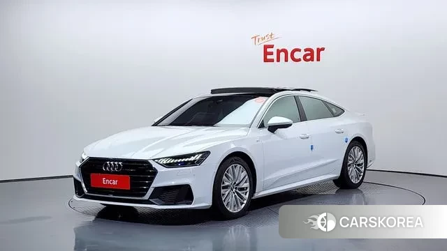 Audi A7 (4K) 2021 Белый из Кореи