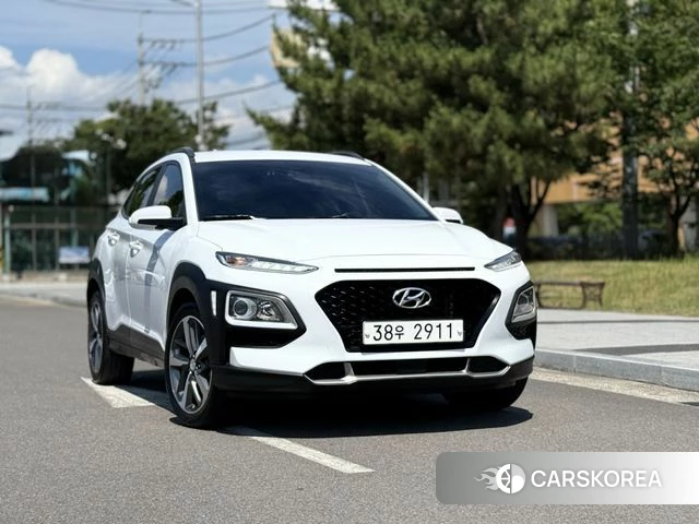 Hyundai Kona 2019 Белый из Кореи