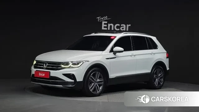 Volkswagen Tiguan second Generation 2021 Белый из Кореи