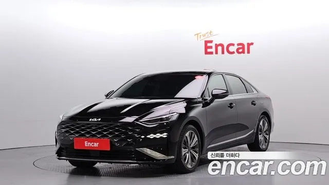 Kia K8 Hybrid 2021 Черный из Кореи