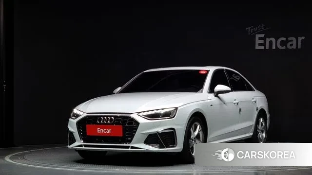 Audi A4 (B9) 2021 Белый из Кореи