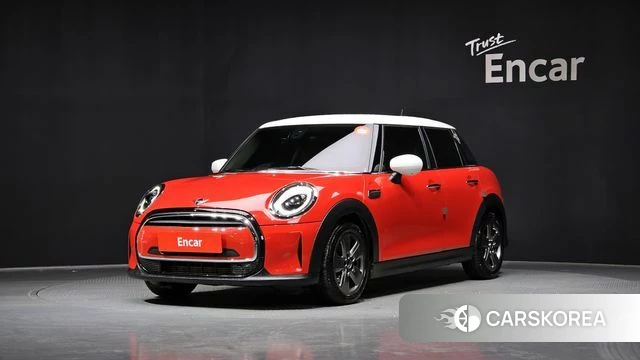 Mini Cooper 2022 Красный из Кореи