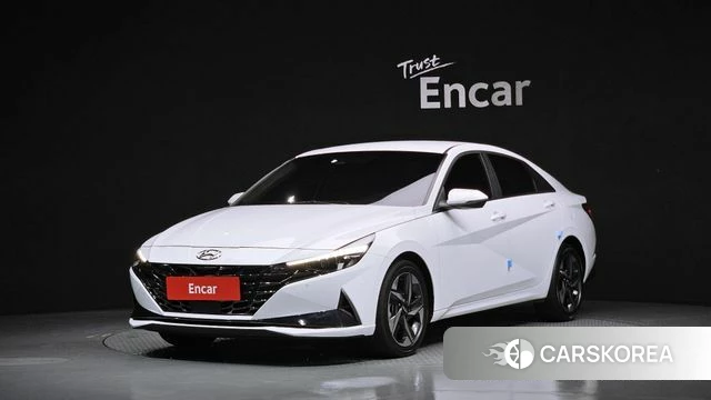 Hyundai Avante (CN7) 2022 Белый из Кореи