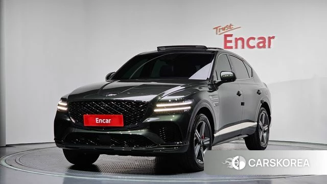 Genesis GV80 Coupe 2024 Темно-зеленый из Кореи