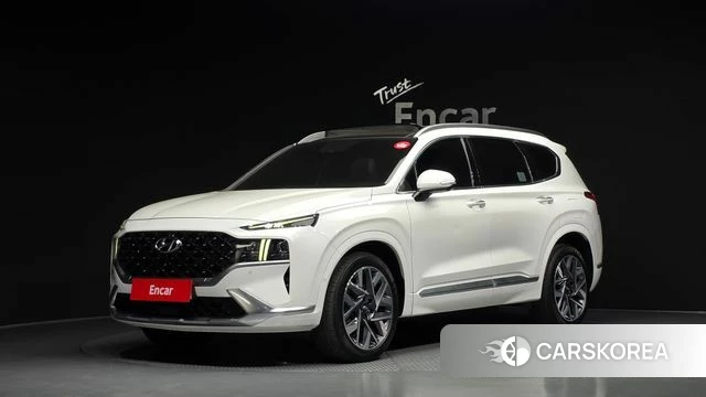 Hyundai The New Santa Fe 2021 Белый из Кореи