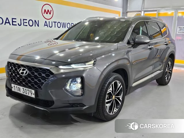 Hyundai Santa Fe TM 2018 Серый из Кореи
