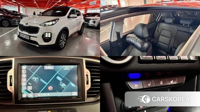 Kia Sportage 4th Generation 2018 Белый из Кореи
