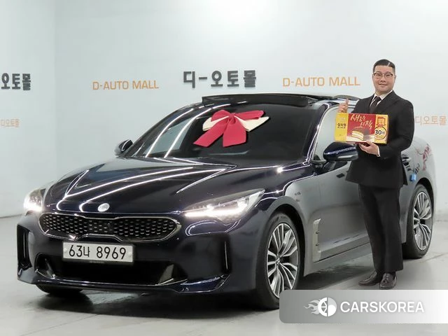 Kia Stinger 2019 Синий из Кореи