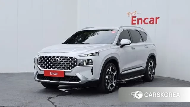 Hyundai The New Santa Fe 2021 Белый из Кореи