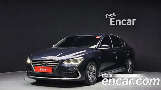 Hyundai Grandeur IG Hybrid 2018 Синий из Кореи