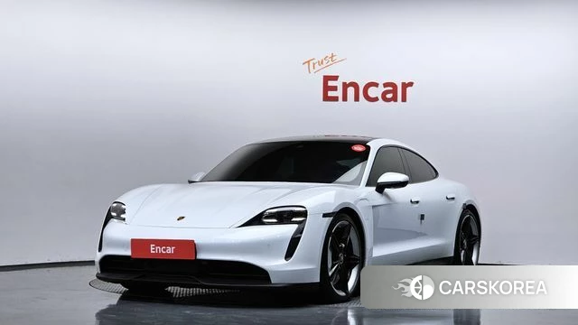 Porsche Taycan 2020 Белый из Кореи