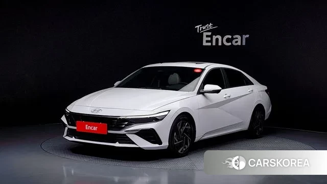 Hyundai The New Avante Hybrid (CN7) 2023 Белый из Кореи