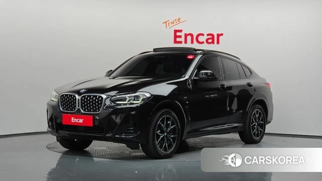 BMW X4 (G02) 2024 Черный из Кореи