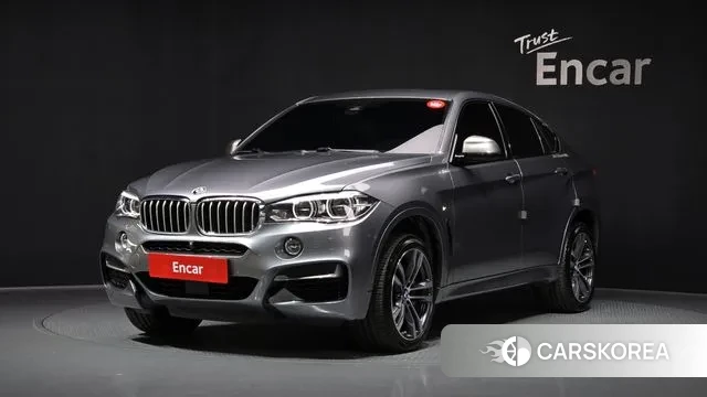 BMW X6 (F16) 2018 Серебристо-серый из Кореи