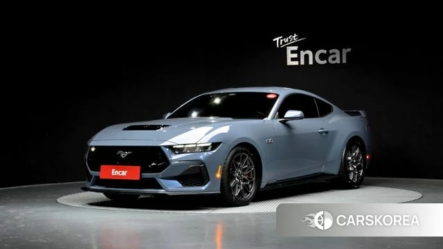 Ford Mustang 7th Generation 2024 Синий из Кореи