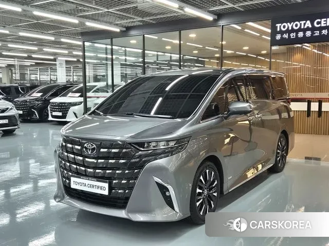 Toyota Alphard 4th Generation 2025 Серебристо-серый из Кореи