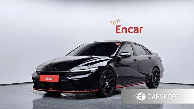 Hyundai The New Avante (CN7) 2023 Черный из Кореи