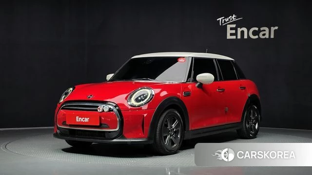Mini Cooper 2022 Красный из Кореи