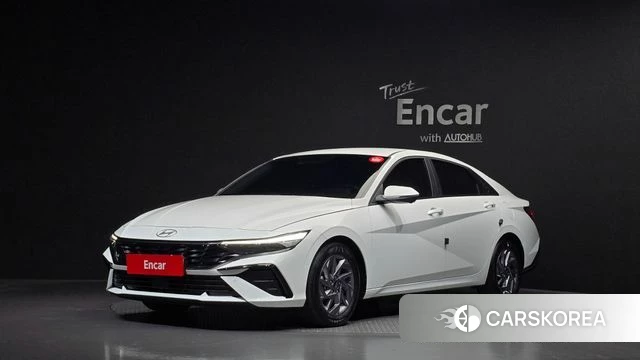 Hyundai The New Avante (CN7) 2023 Белый из Кореи