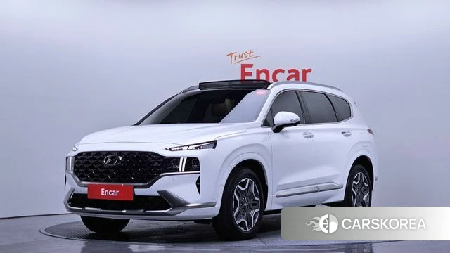 Hyundai The New Santa Fe 2023 Белый из Кореи