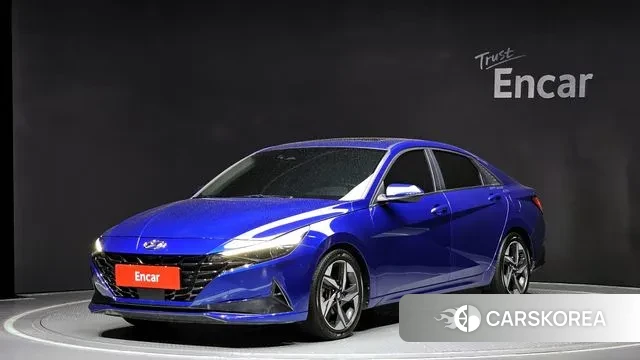 Hyundai Avante (CN7) 2020 Синий из Кореи