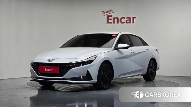 Hyundai Avante (CN7) 2022 Белый из Кореи
