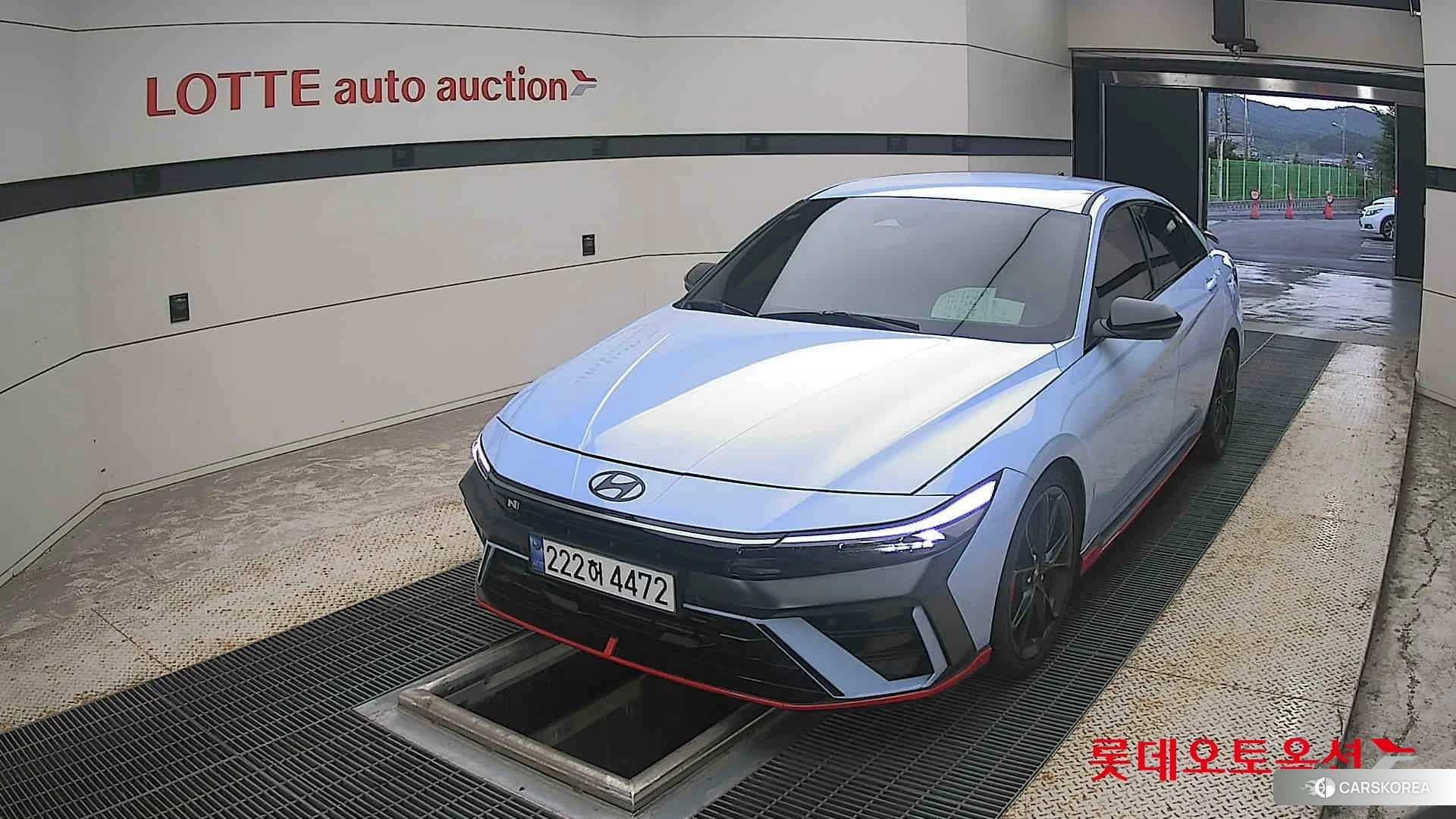 Hyundai Avante N 2024 Performance Blue из Кореи