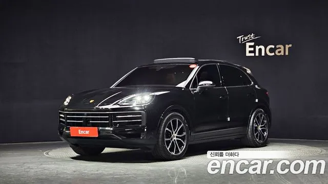 Porsche Cayenne (PO536) 2023 Черный из Кореи