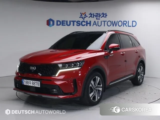 Kia Sorento 4th Generation 2020 Красный из Кореи