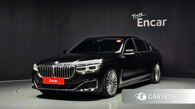 BMW 7 Series (G11) 2021 Черный из Кореи