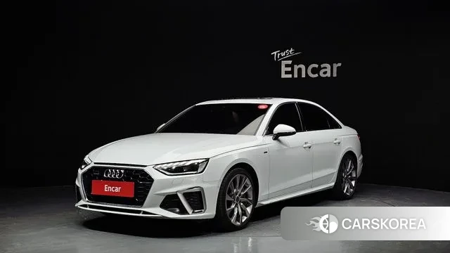 Audi A4 (B9) 2023 Белый из Кореи