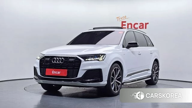 Audi Q7 (4M) 2021 Белый из Кореи