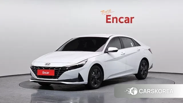 Hyundai Avante (CN7) 2022 Белый из Кореи