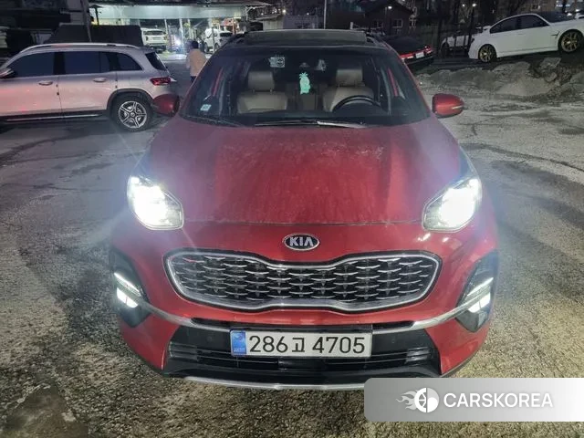 Kia Sportage The Bold 2020 Красный из Кореи
