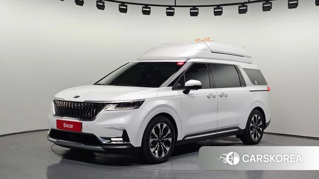 Kia Carnival 4th generation 2021 Белый из Кореи