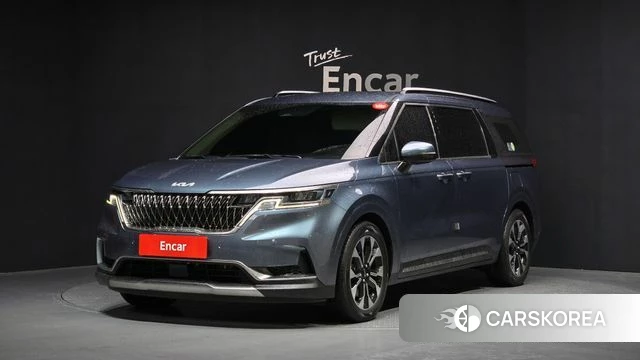 Kia Carnival 4th generation 2021 Небесно-голубой из Кореи