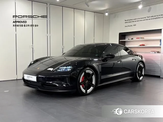 Porsche Taycan 2025 Черный из Кореи